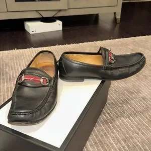 Gucci | Shoes | Gucci Loafers With Signature Buckle Detail  display picture 3